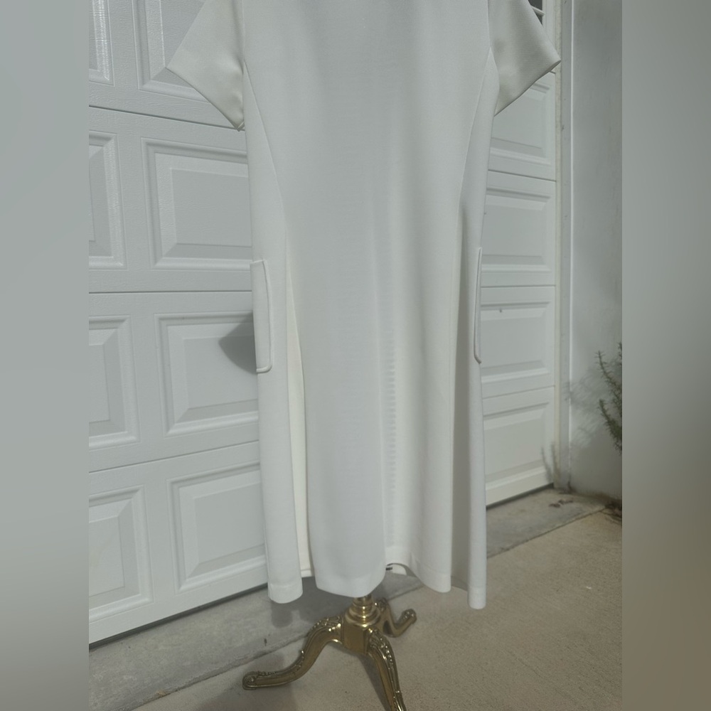 Vtg 1960’s David Crystal For Bergdorf Goodman New York White T Shirt Dress 12 - Picture 9 of 11